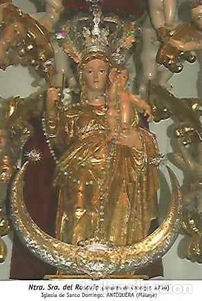 Postcards: POSTAL 54423: Nuestra Se&ntilde;ora del Rosario de Andres de Calvajar 1736. Antequera Malaga - Varios