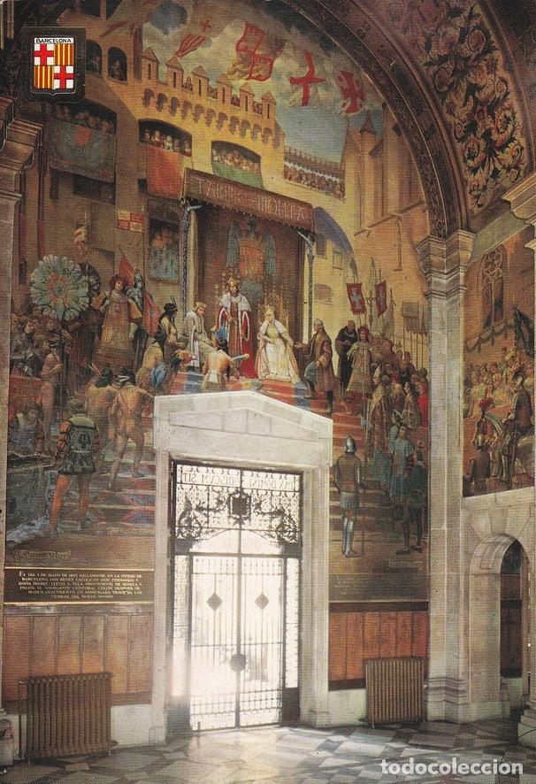 Postales: Postal 60228: Barrio gotico Palacio de la Diputacion (Barcelona). - Varios