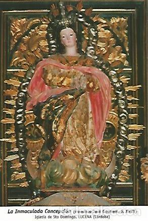 Postcards: POSTAL 54319: La Immaculada Concepcion (de Francisco Guerrerosiglo XVIII). Lucena Cordoba - Varios