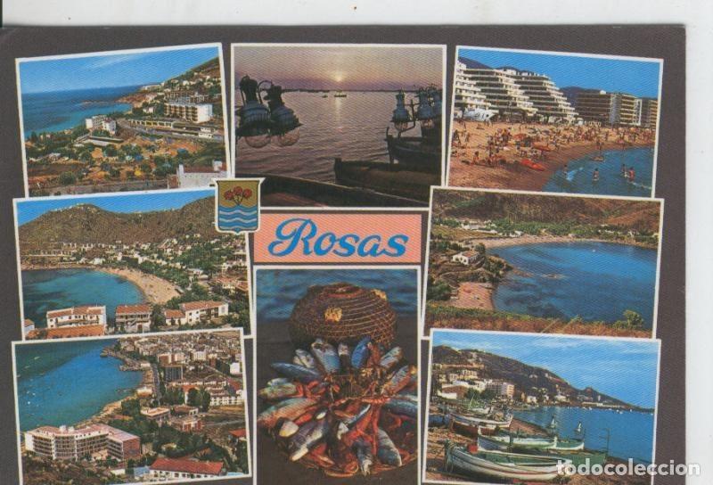 Cartoline: Postal 07833 : Costa Brava, Rosas , vistas varias - Varios