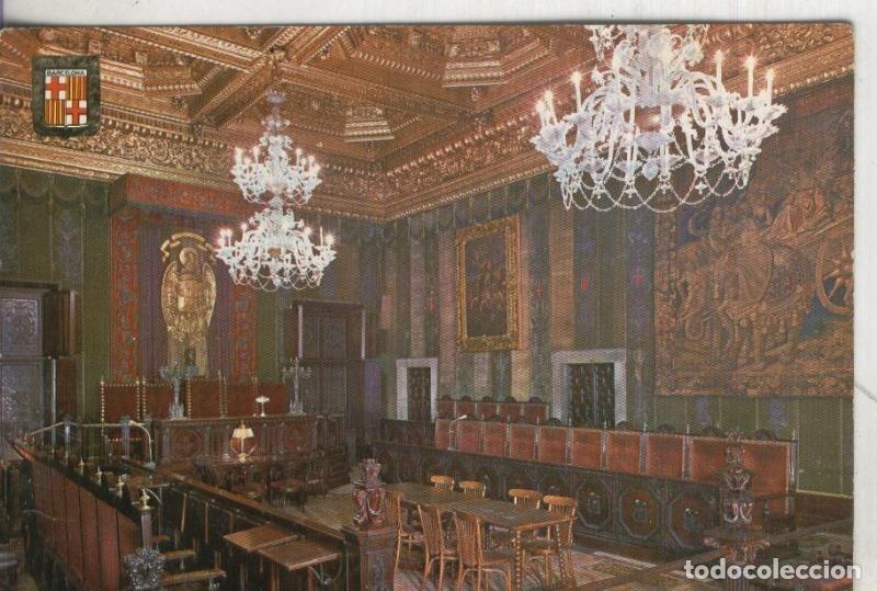 Cartoline: Postal: Barcelona: Barrio Gotico-Salon Dorado - Varios