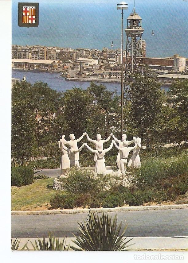 Postkarten: Postal 032344 : Barcelona. Monumento a la Sardana escultor J. Ca&ntilde;as - Varios
