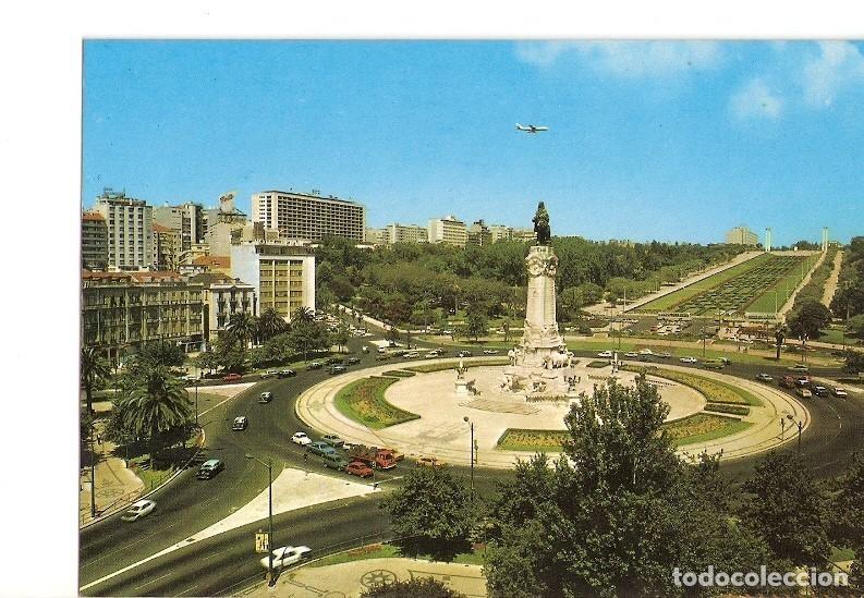 Postkarten: Postal 020832 : Pra&ccedil;a de Marques de Pombal, Lisboa - Portugal - Varios