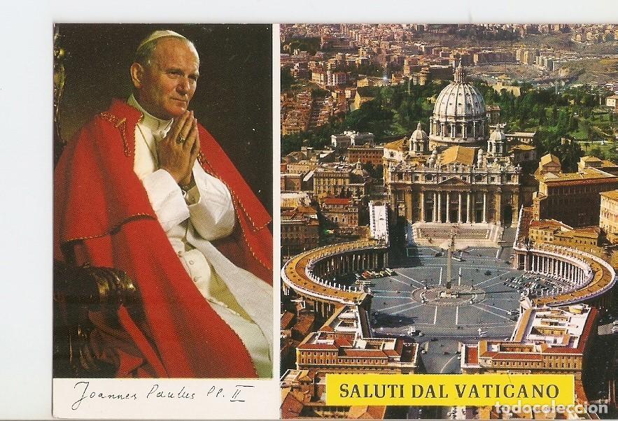 Postais: Postal 027762 : Saluti del Vaticano, Joannes Paulus II - Varios