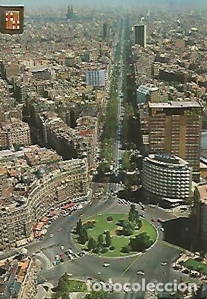 Postkarten: POSTAL 55922: BARCELONA. Plaza Calvo Sotelo y Diagonal - Varios