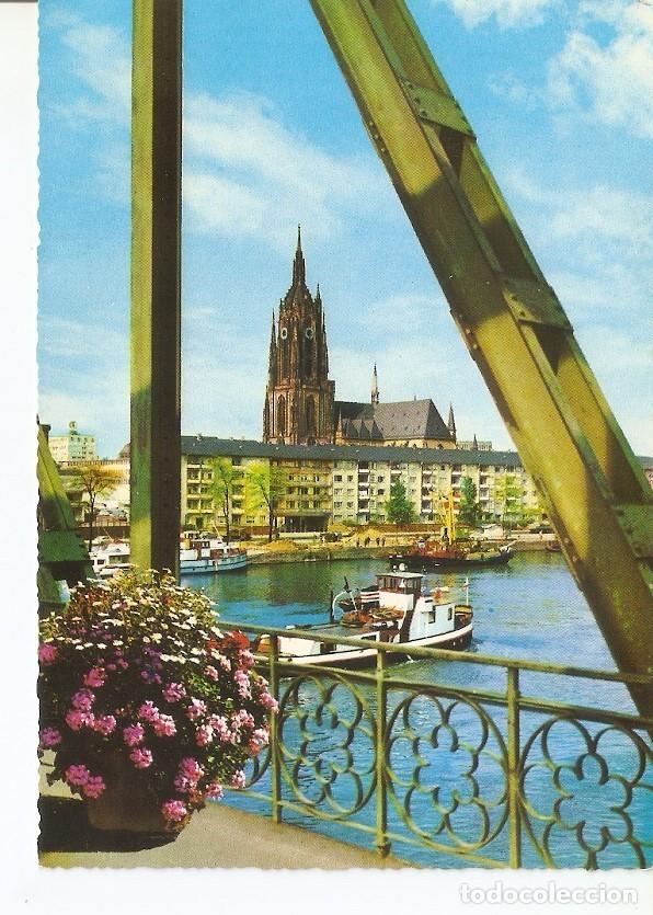 Postcards: Postal 033591 : Frankfurt - Main Blick vom Eisernen Steg auf den Dom - Varios