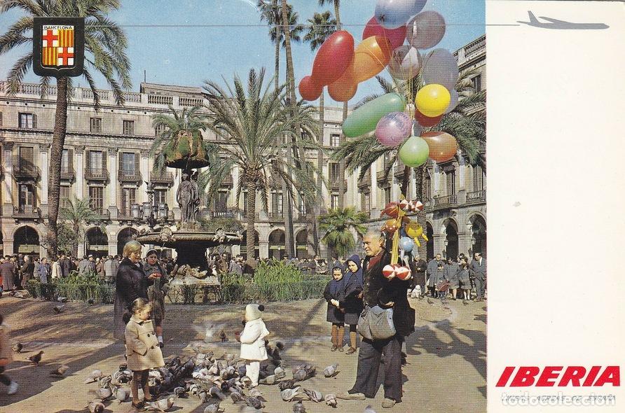 Cartoline: Postal 60046: Plaza real (Barcelona) - Varios