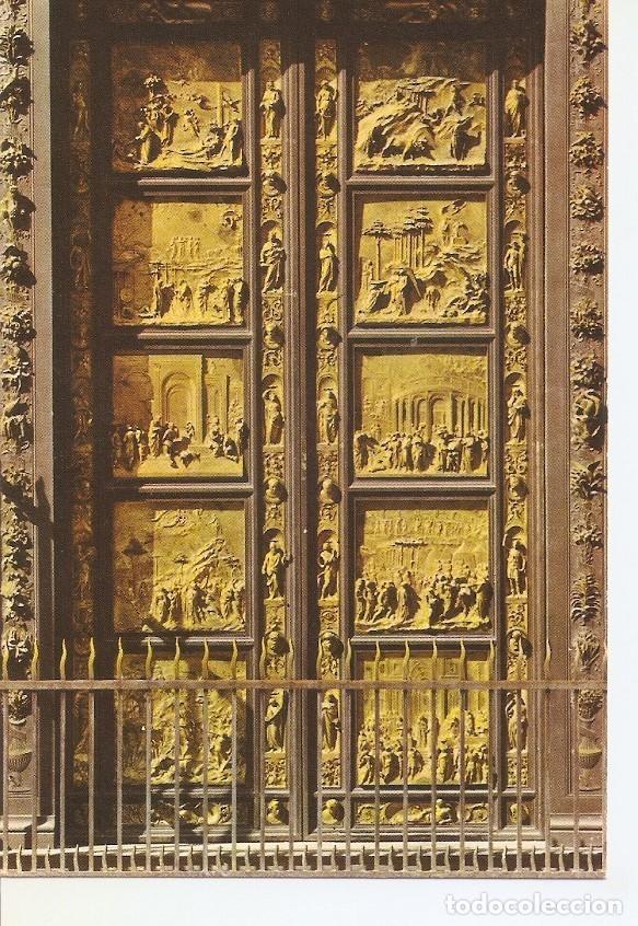 Postales: Postal 034047 : Firenze. Baptistery - The Paradises door (Ghiberti) - Varios