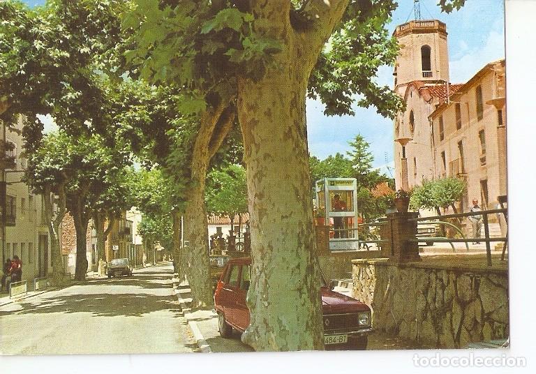 Cartoline: Postal 048152 : Vallgorguina. Iglesia y Ctra. Gral. - Varios