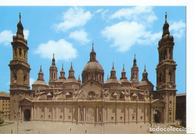 Cartes Postales: Postal 048160 : Zaragoza. Templo Ntra. Sra. Del Pilar Fachada Principal - Varios