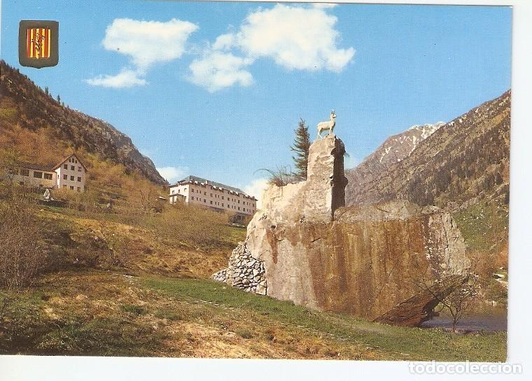 Postkarten: Postal 048165 : Pirineu Catala (Lleida). Vall de Bohi. Perspectiva del Balneari de Caldes de Bohi. E