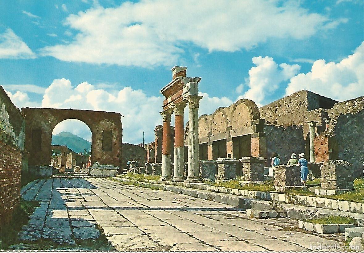 Postales: Postal 50268: POMPEYA - Foro y Arco de Neron - Foto 1