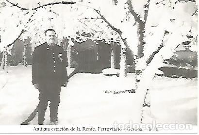 Postais: POSTAL 55015: Gerona. Antigua estacion de la Renfe. 23 enero 1963 - Varios