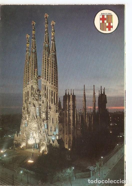 Postcards: Postal 048331 : Barcelona. La Sagrada Familia (Nocturna) - Varios