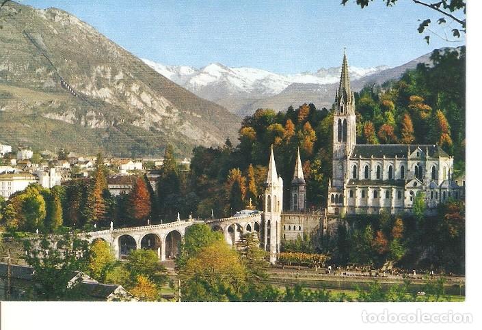 Postales: Postal 048337 : Lourdes. La Basilique et le Pic du Jer - Varios