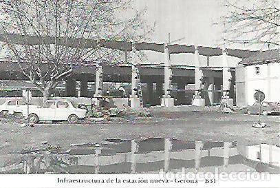 Cartes Postales: POSTAL 55045: Gerona. Infraestructura de la nueva estacion. 1973 - Varios