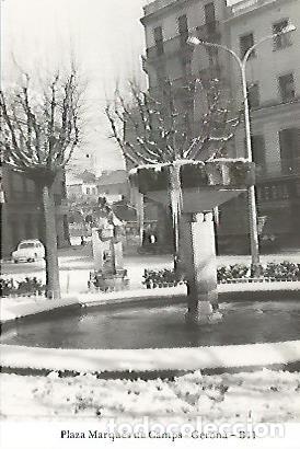 Cartoline: POSTAL 55064: Gerona. Plaza Marques de Camps - Varios