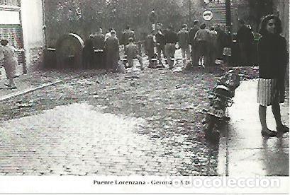 Postcards: POSTAL 55098: Gerona. Inundacion de 12 octubre 1962 - Varios