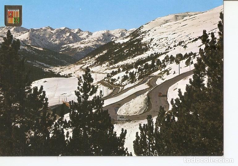 Postales: Postal 048527 : Valls dAndorra. Pujada al Port dEnvalira - Varios