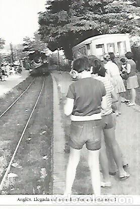 Cartes Postales: POSTAL 55223: Llegada del tren de Olot a la estacion de Angles. 1969 - Varios