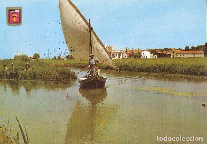 Postcards: Postal 048590 : Valencia. Albufera. Canales - Varios