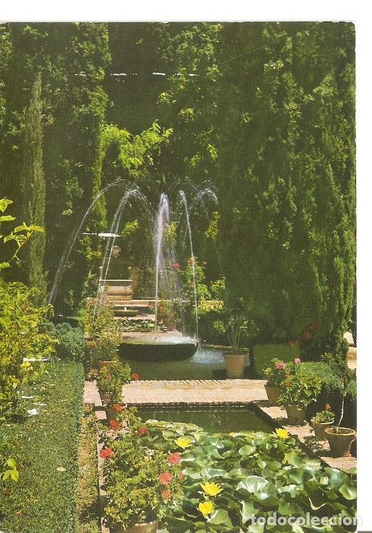Cartoline: Postal 048640 : Granada - Generalife. Jardines - Varios