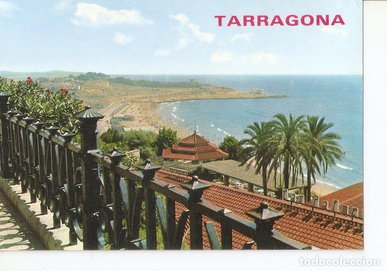 Cartoline: Postal 048690 : Tarragona (Espa&ntilde;a) Costa Dorada. Balcon del Mediterraneo al fondo Playa del Milagro