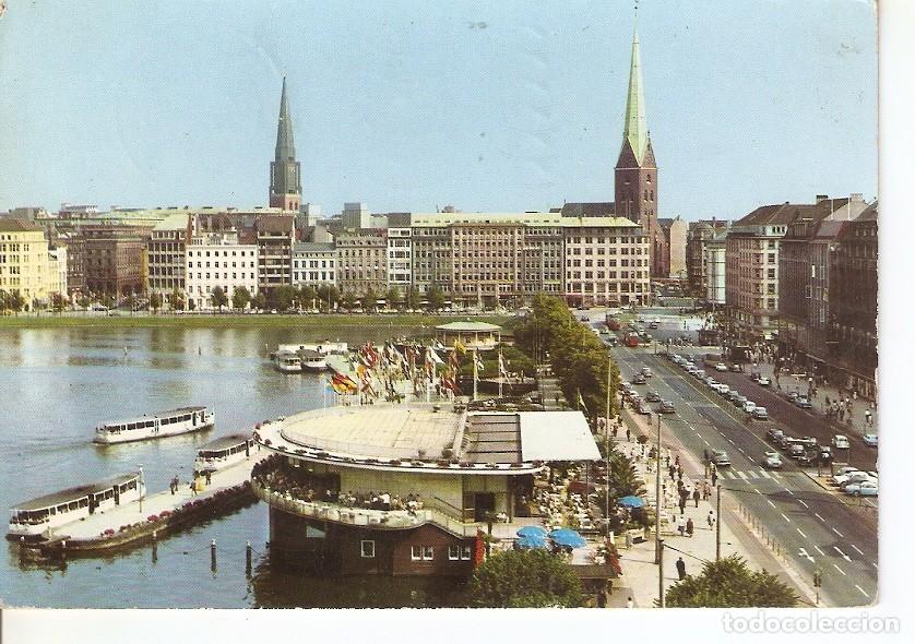 Postais: Postal 041840 : Hamburg. Jungfernstieg und Alsterpavillon - Varios