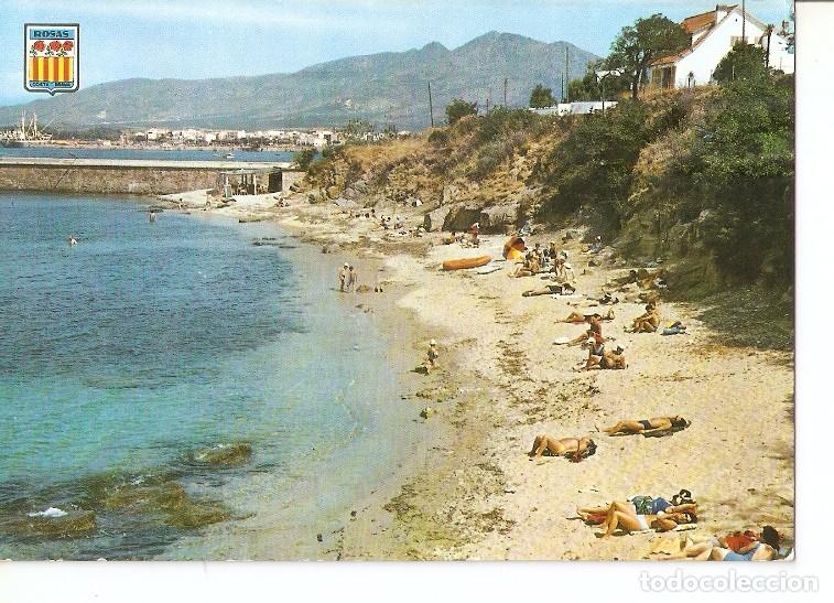 Postcards: Postal 048906 : Rosas. Costa Brava (Espa&ntilde;a). Playa - Varios