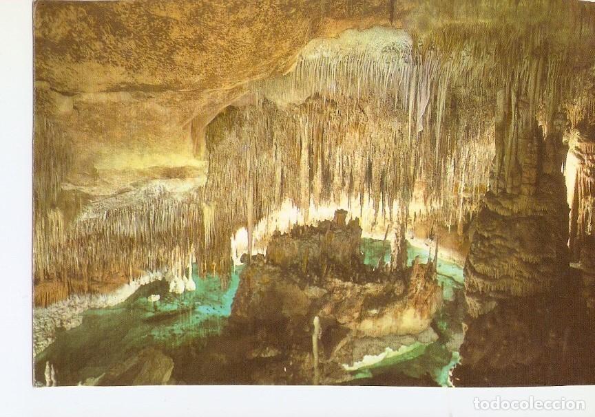 Postkarten: Postal 025662 : Castillo en ruinas. Cuevas del Drach. Porto Cristo - Mallorca - Varios