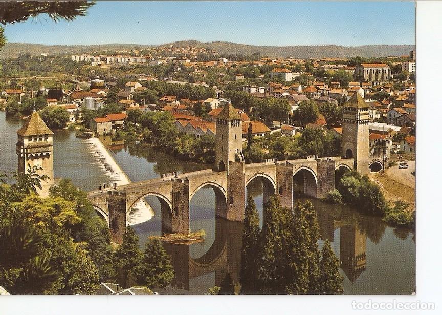 Postkarten: Postal 027756 : Cahors (Lot), panoramique sur la ville et le Pont Valentre (XIV s.) - Varios