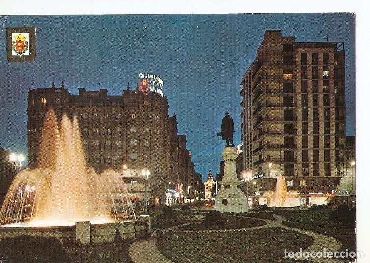 Cartes Postales: Postal 049195 : Valladolid. Plaza del Pieta Zorrilla (Nocturna) - Varios