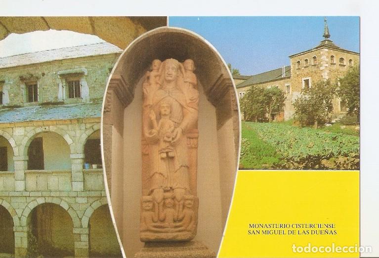 Postales: Postal 049247 : Monasterio Cisterciense. San Miguel de las Due&ntilde;as. Claustro Virgen-Majestad y exteri
