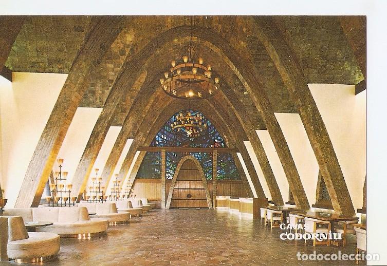 Postales: Postal 049292 : Cavas Codorniu. Sala de recepcion Puig y Cadafalch. Monumento Nacional - Varios