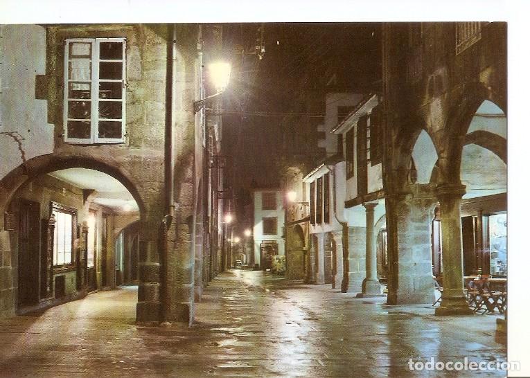 Postales: Postal 049359 : Santiago de Compostela. Rua del Villar. nocturna - Varios