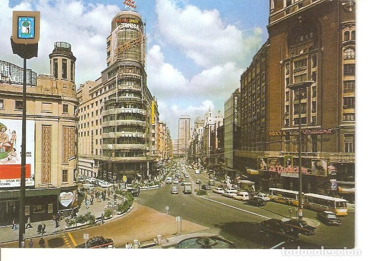 Postais: Postal 049467 : Madrid. Plaza Gallao y GranVia - Varios