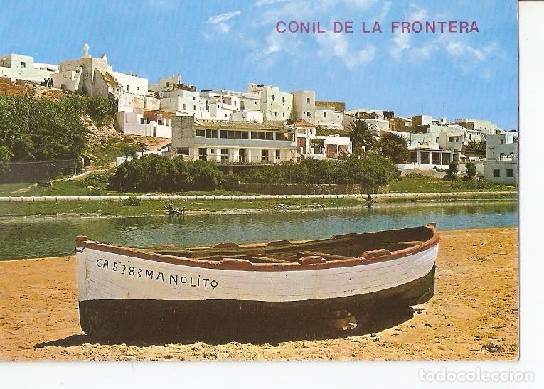 Postales: Postal 049645 : Conil (Cadiz). Plaza de Espa&ntilde;a - Varios
