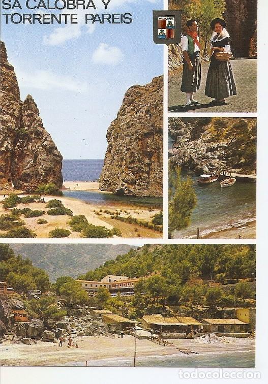Postales: Postal 049702 : Sa Calobra y Torrente Pareis. Mallorca. Vista parcial - Varios
