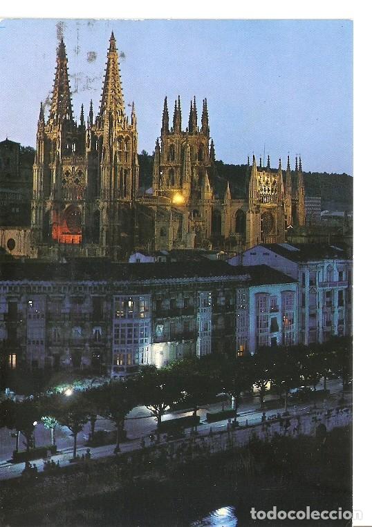 Postales: Postal 049707 : Burgos. La Catedral vista nocturna - Varios