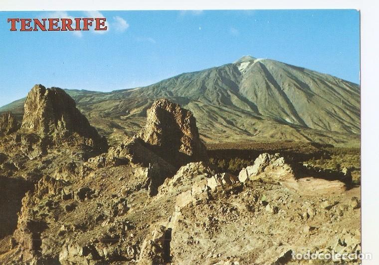 Cartoline: Postal 049756 : Tenerife. Los Roques con el Teide al fondo - Varios