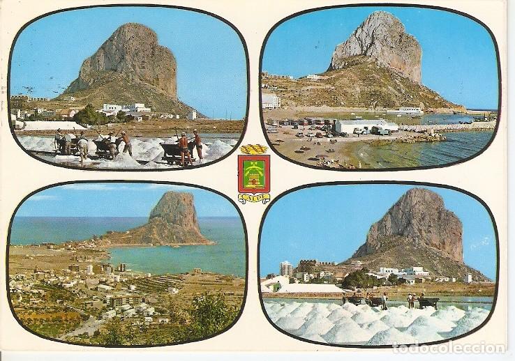 Postkarten: Postal 049982 : Calpe (Alicante). Recuerdo de Calpe y Pe&ntilde;on Ifach - Varios