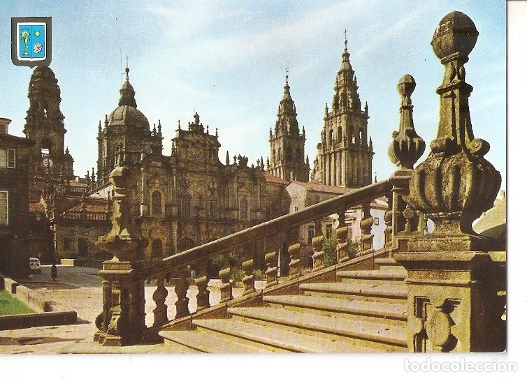 Cartoline: Postal 049996 : Santiago de Compostela. La Catedral. Fachada de la Azabacheria - Varios