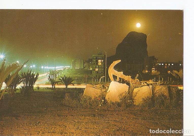 Cartes Postales: Postal 049983 : Calpe (Alicante). Pe&ntilde;on de Ifach a la Luz de la Luna - Varios