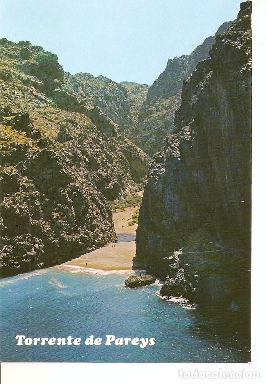 Postkarten: Postal 050032 : Mallorca (Baleares) Espa&ntilde;a. La Calobra. Desembocadura del Torrente de Pareys. Vista