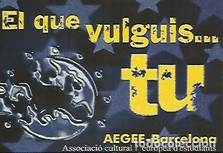 Postkarten: POSTAL PUBLICITARIA 55557: AEGEE - BARCELONA - Varios