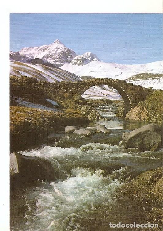 Postkarten: Postal 050086 : Pirineo Aragones (Huesca). Rio Escarra. Al fondo Pico Anayet - Varios