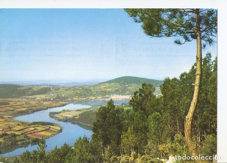 Postcards: Postal 050262 : Puentedeume (La Coru&ntilde;a). Vista parcial y rio Eume - Varios