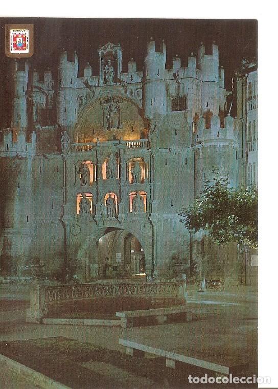 Postkarten: Postal 050276 : Burgos. Arco de Santa Maria. Vista nocturna - Varios
