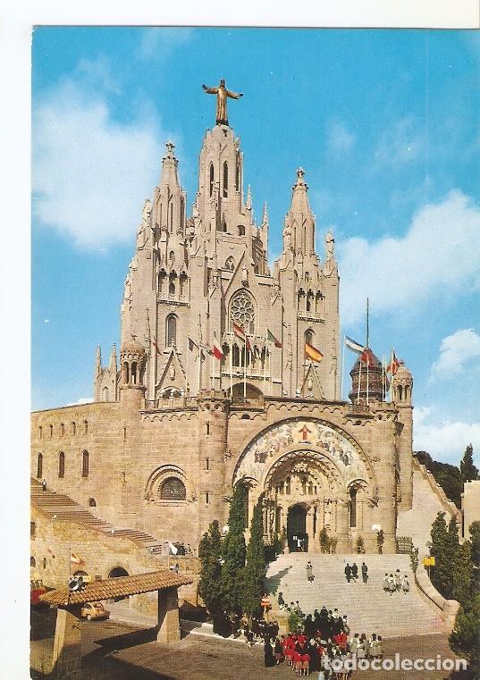 Postales: Postal 050435 : Barcelona. Tibidabo. Templo Expiatorio del Sagrado Corazon - Varios