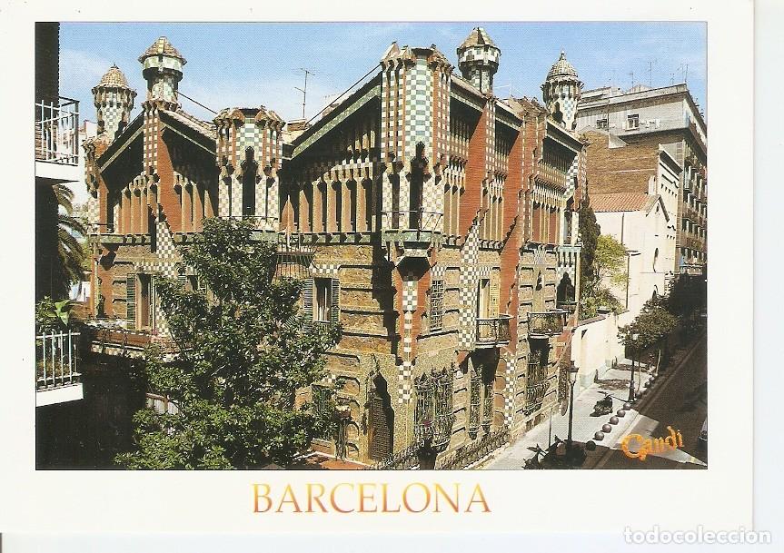 Cartoline: Postal 050499 : Barcelona. Arquitectura Gaudi. Vista parcial del edificio - Varios